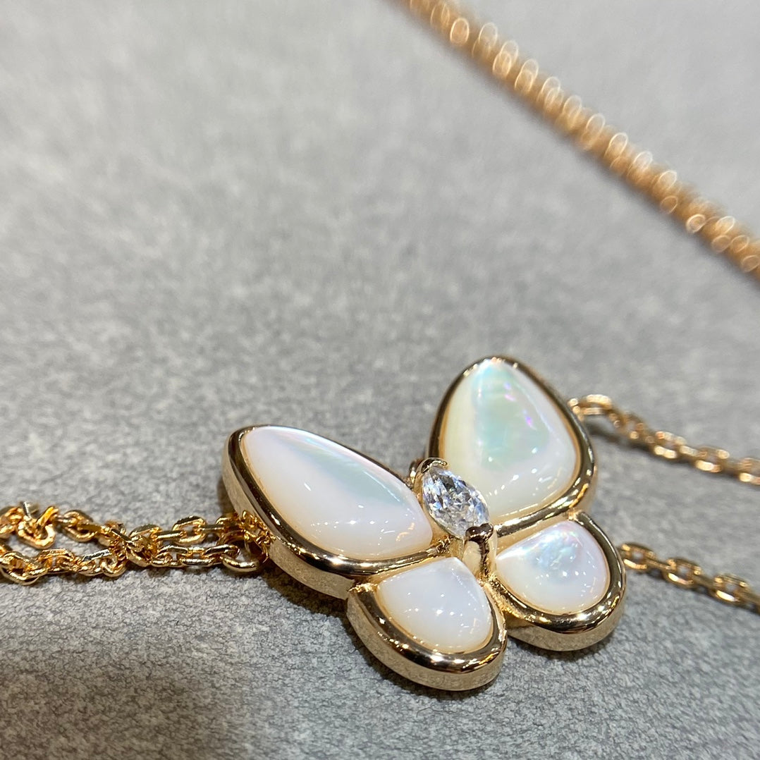 „Dream“-Schmetterlingsmop-Diamantkette