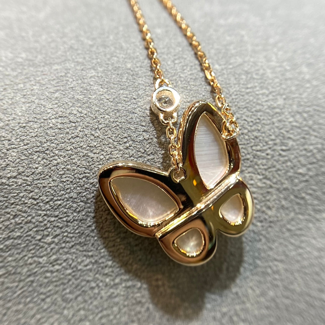 „Dream“-Schmetterlingsmop-Diamantkette