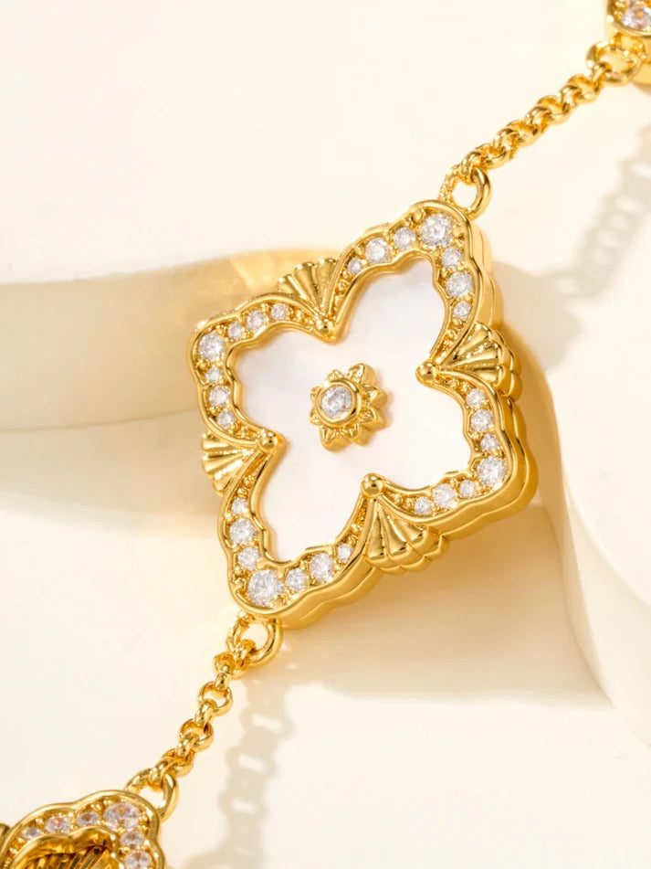 [Dream]B.C.L ENAMELED Five-Flower Bracelet£¨Various Colors) BIG SIZE