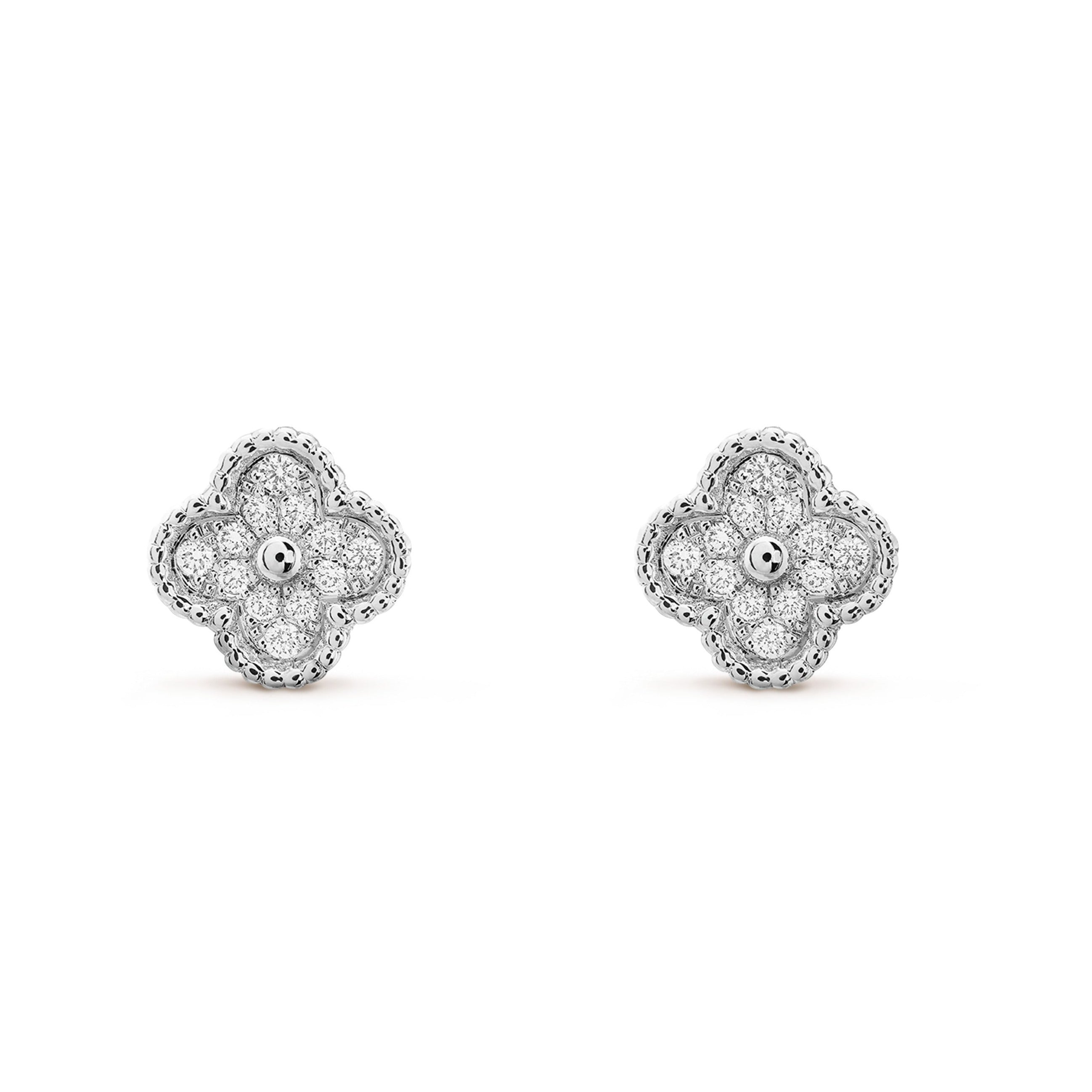 ¡®Dream¡¯CLOVER MINI DIAMOND STUD EARRINGS