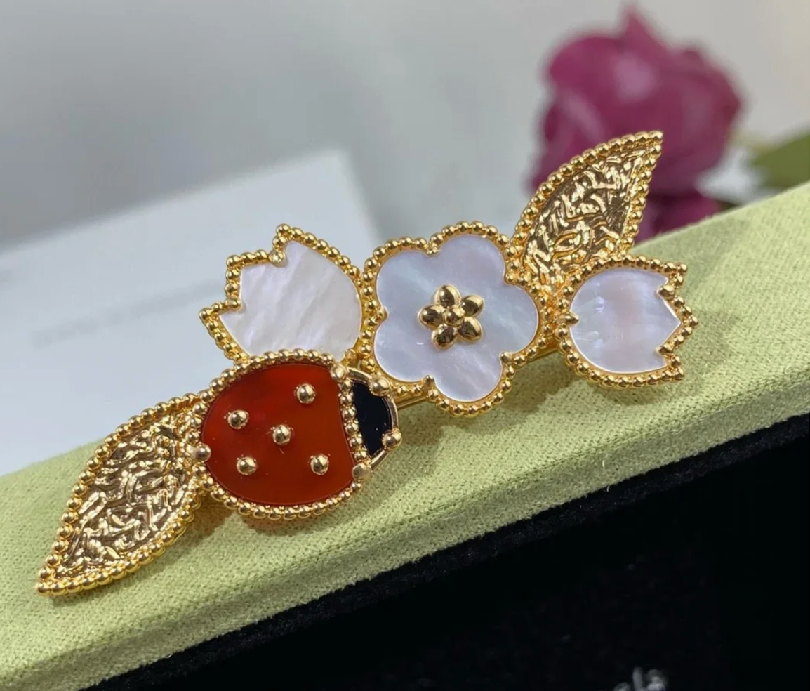 [Dream] LUCKY SPRING Ladybug Brooch