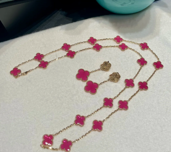[Dream] 26 NEW PINK BUBBLE ENAMEL Necklace