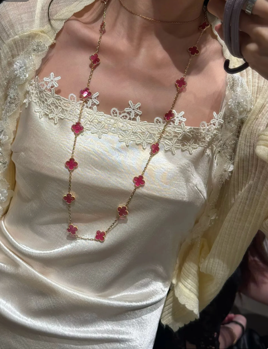 [Dream] 26 NEW PINK BUBBLE ENAMEL Necklace