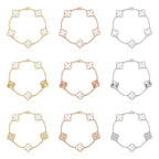 [Dream]New CLOVER WHITE PEARL MOP 5 MOTIF BRACELET COLLECTION