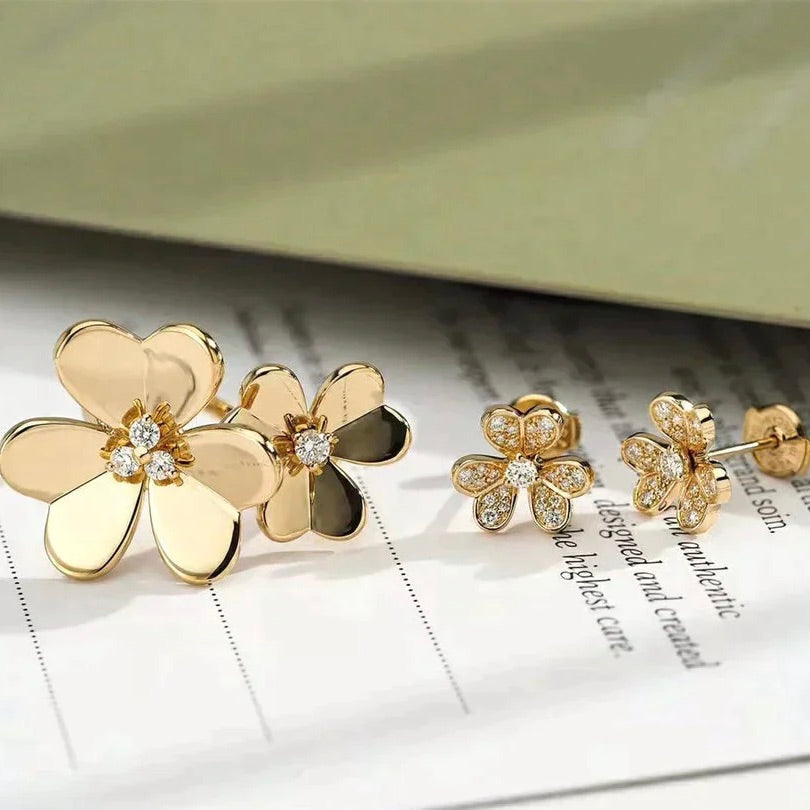 ¡®Dream¡¯CLOVER COMOS GOLD DIAMOND RING