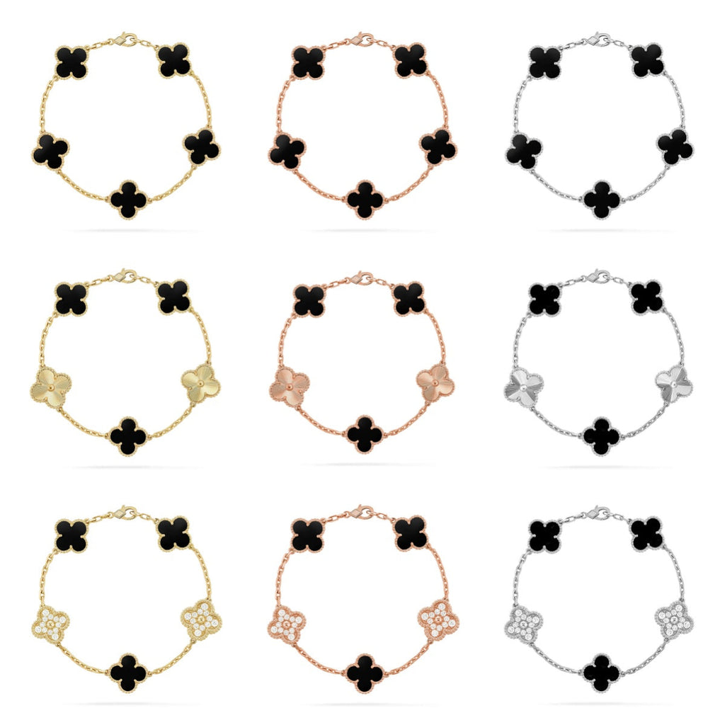 [Dream]New CLOVER 5 MOTIF ONYXS BRACELET COLLECTION