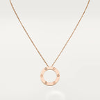 ¡®Dream¡¯LOVE NECKLACE 16MM 3 DIAMONDS