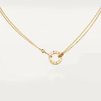 ¡®Dream¡¯LOVE NECKLACE 16MM 2 DIAMONDS