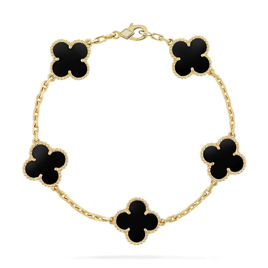 [Dream]New CLOVER 5 MOTIF ONYXS BRACELET COLLECTION