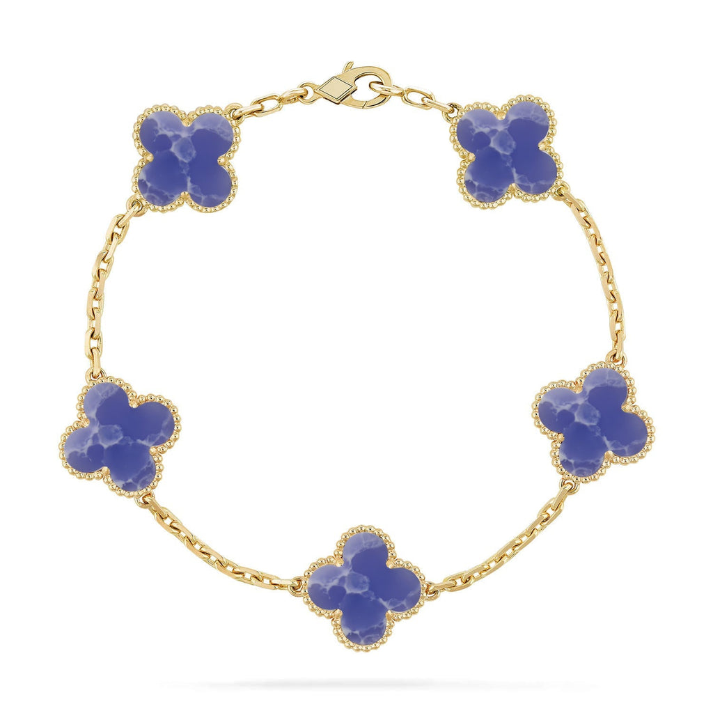 [Dream]New CLOVER 5 MOTIF BLUE VEINS BRACELET COLLECTION