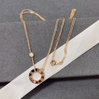 ¡®Dream¡¯LOVE NECKLACE 16MM 2 DIAMONDS