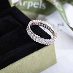 "Dream" Perlee Diamant Silberring