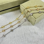 [Dream]ニュー クローバー 6 モチーフ ダイヤモンド ブレスレット
