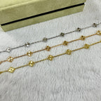[Dream]ニュー クローバー 6 モチーフ ダイヤモンド ブレスレット