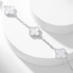 ¡®Dream¡¯CLOVER 10 MOTIFS WHITE MOTHER OF PEARL NECKLACE