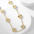 ¡®Dream¡¯CLOVER 10 MOTIFS LASER NECKLACE