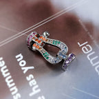 „Dream“-Metallarmband mit großem Hufeisenverschluss