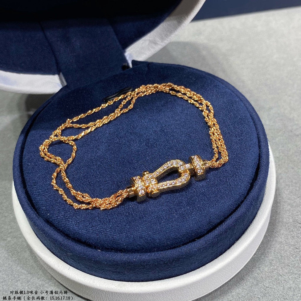 ¡®Dream¡¯FORCE KLEINE HUFEISEN DIAMANTKETTENARMBAND