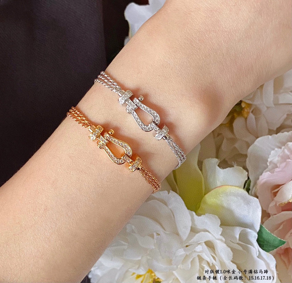 ¡®Dream¡¯FORCE KLEINE HUFEISEN DIAMANTKETTENARMBAND