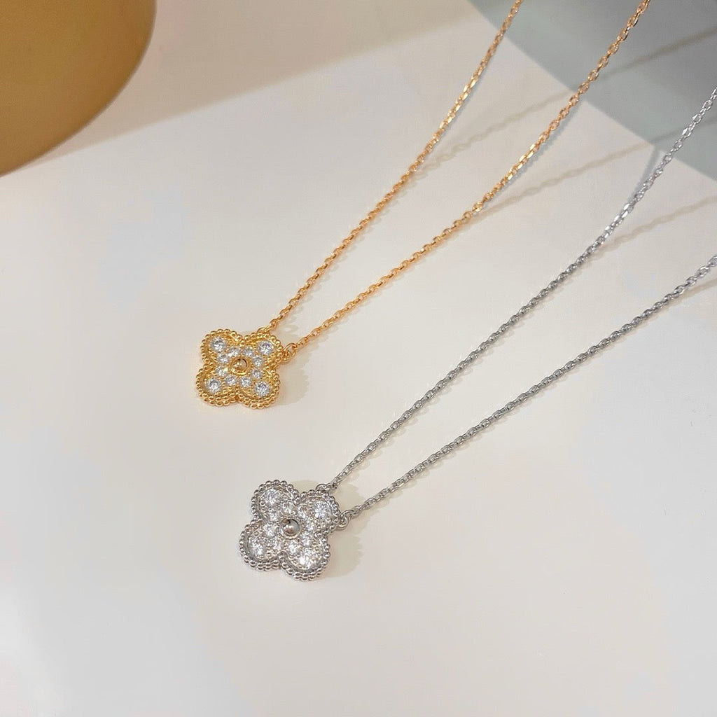 "Dream"CLOVER 15MM DIAMANT EINZELNE BLUMENKETTE