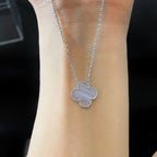 „Dream“ KLEE 15MM BLAUE CHALCEDON-HALSKETTE SILBER