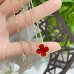 „Dream“ CLOVER 15MM KARNEOL EINZELNE BLUMENKETTE
