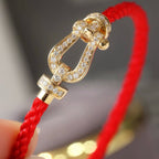 „Dream“FORCE GROSSES HUFEISEN VOLL DIAMANT ARMREIF GOLD