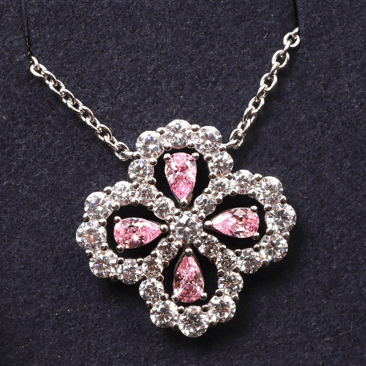 ¡®Dream¡¯LOOP NECKLACE FULL MOTIF DIAMOND 16MM MULTIPLE COLORS