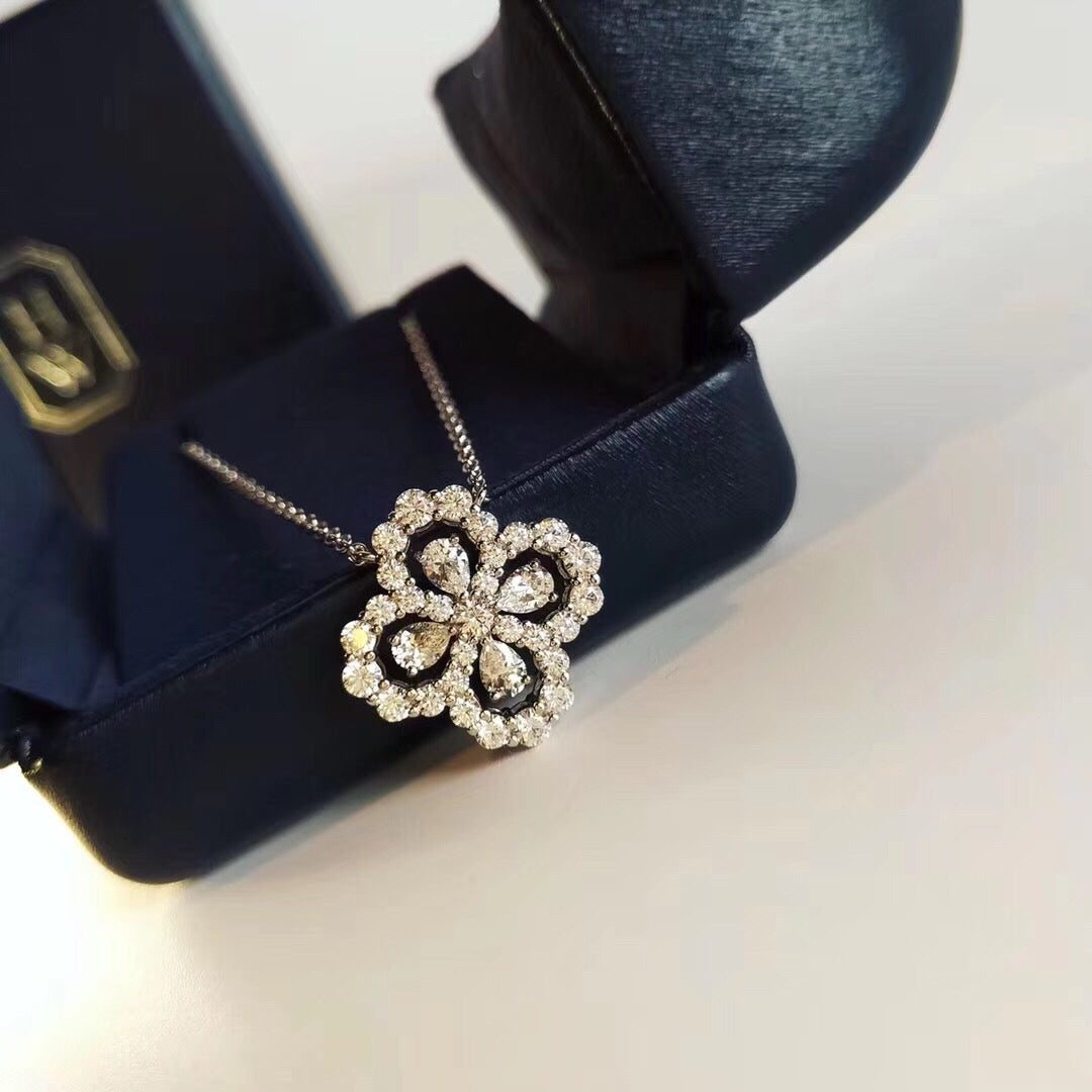 ¡®Dream¡¯LOOP NECKLACE FULL MOTIF DIAMOND 16MM MULTIPLE COLORS