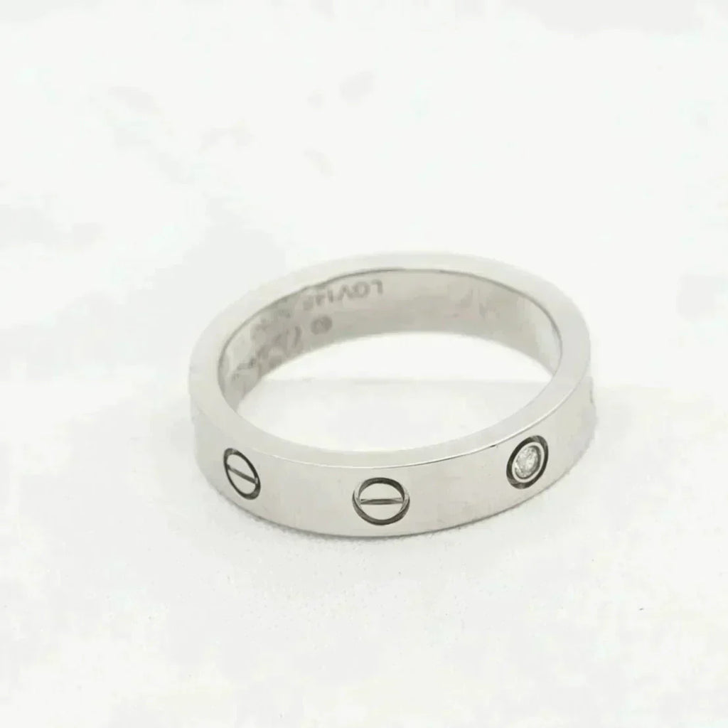 ¡®Dream¡¯LOVE RING 4MM 1 DIAMANT SILBER