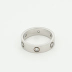 'Dream' LOVE RING 5.5MM 6 DIAMANTEN SILBER