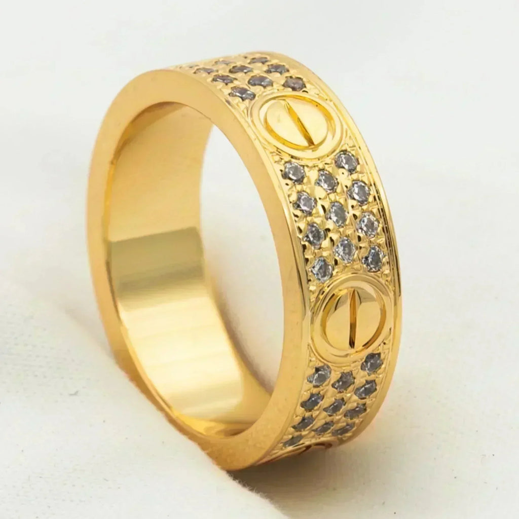 „Dream“ LIEBESRING 5.5MM DIAMANTEN PFLASTERUNG