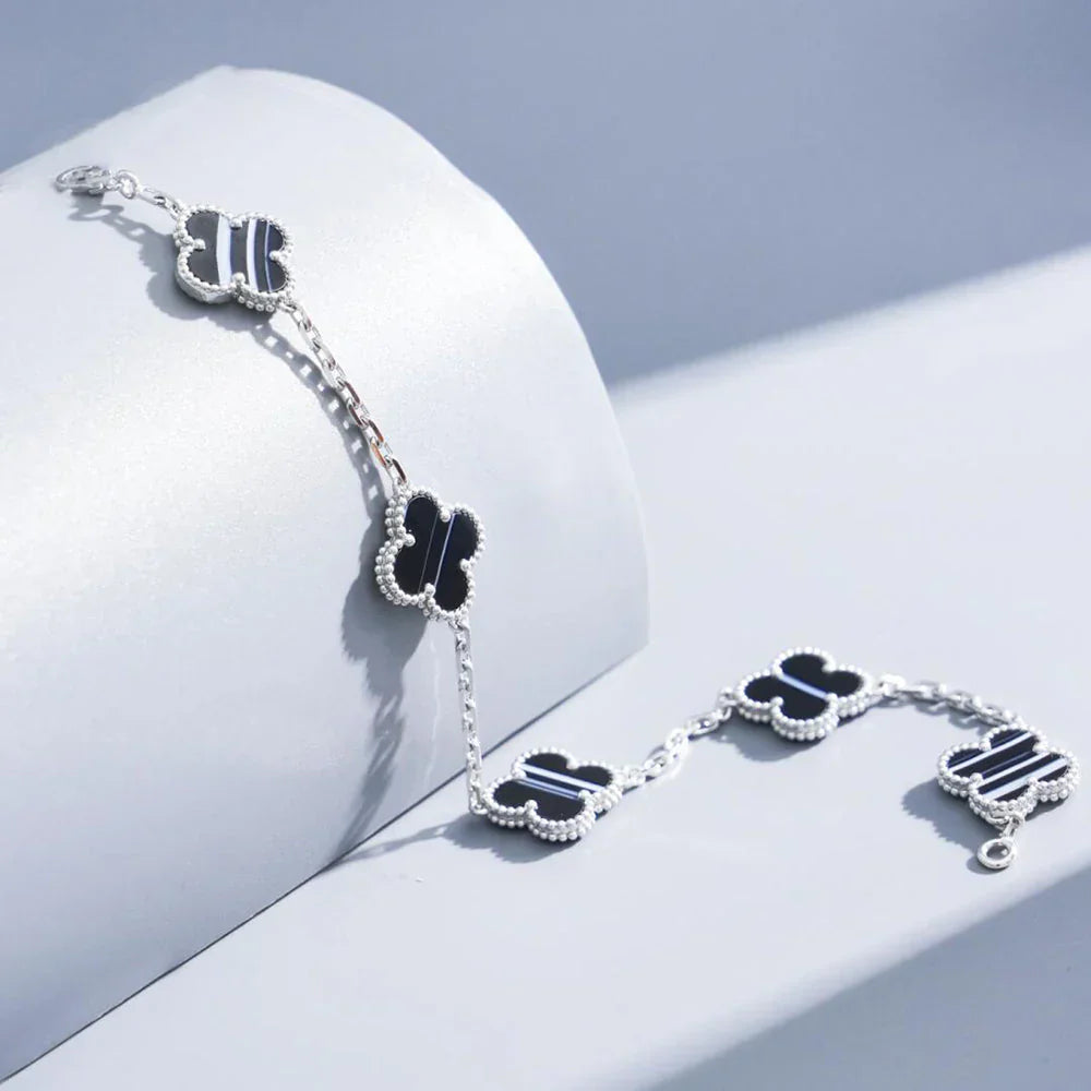 [Dream]New  CLOVER 5 MOTIF PULSAR STONE BRACELET COLLECTION