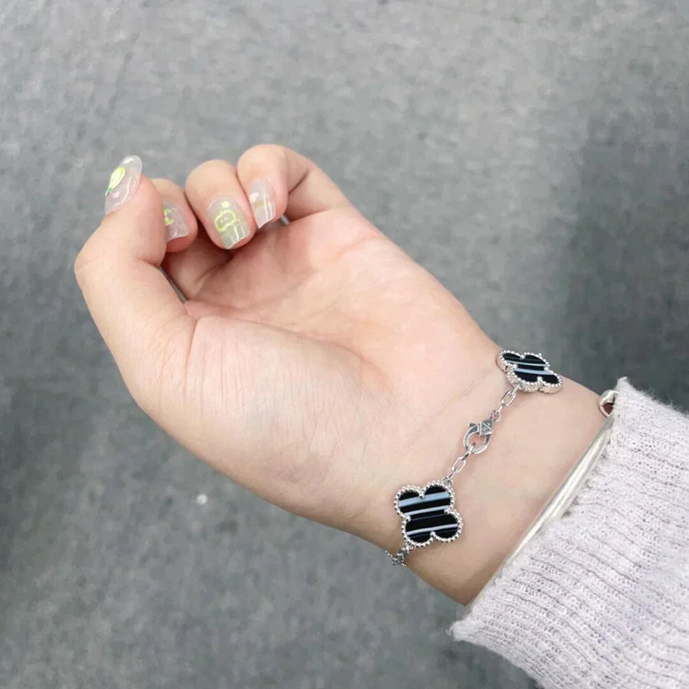 [Dream]New  CLOVER 5 MOTIF PULSAR STONE BRACELET COLLECTION