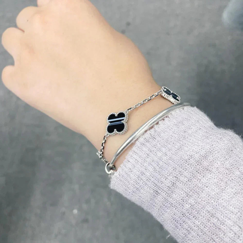 [Dream]New  CLOVER 5 MOTIF PULSAR STONE BRACELET COLLECTION