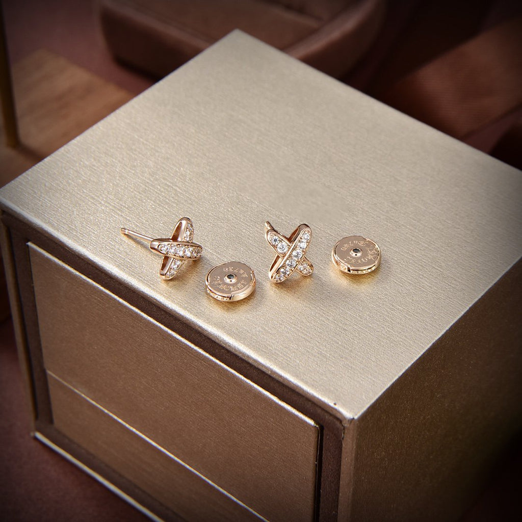 ¡®Dream¡¯JEUX DE GOLD DIAMOND EARRINGS
