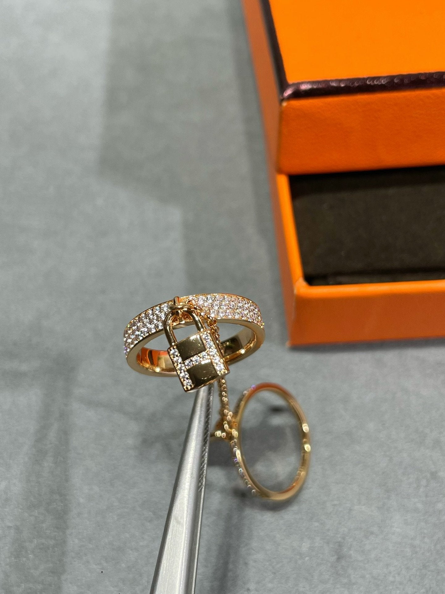 ®Dream®HM KELLY CLOCHETTE DOUBLE RING ダイヤモンド付き