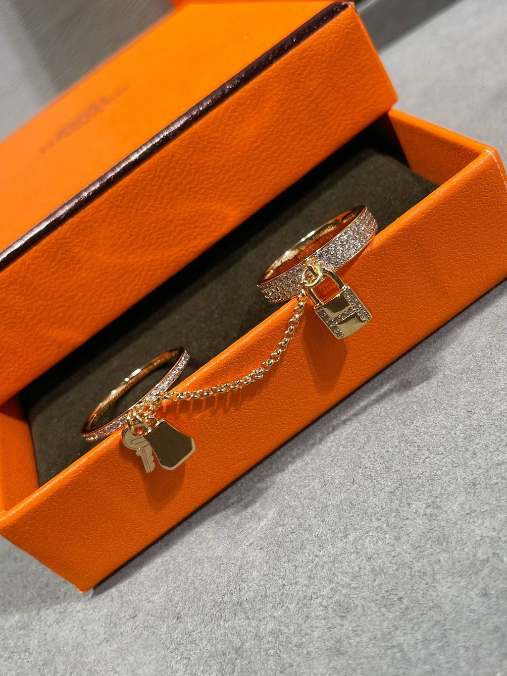 ®Dream®HM KELLY CLOCHETTE DOUBLE RING ダイヤモンド付き