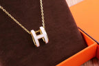 ¡®Dream¡¯HM CLIC YELLOW ENAMEL GOLD NECKLACE