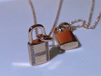 ¡®Dream¡¯HM ADVANCED NICHE LOCK HEAD NECKLACE DIAMONDS