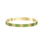 [Dream JURI]2026 PAVE GEMSTONE LOVE BRACELET 6.1MM 10 DIAMONDS