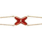 ¡®Dream¡¯JEUX BRACELET CARNELIAN PINK GOLD 1 DIAMOND