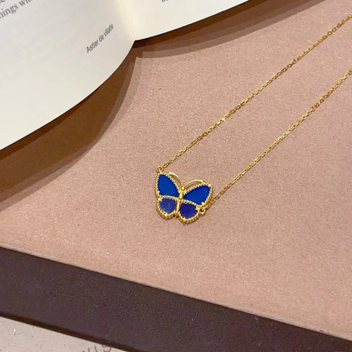 [Dream JURI] 2026 NEW LUCKY BUTTERFLY 1 MOTIFS NECKLACE