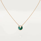 ¡®Dream¡¯AMULETTE ROSE GOLD MALACHITE NECKLACE