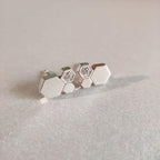 ¡®Dream¡¯BEE LOVE SILVER DIAMOND EARRINGS