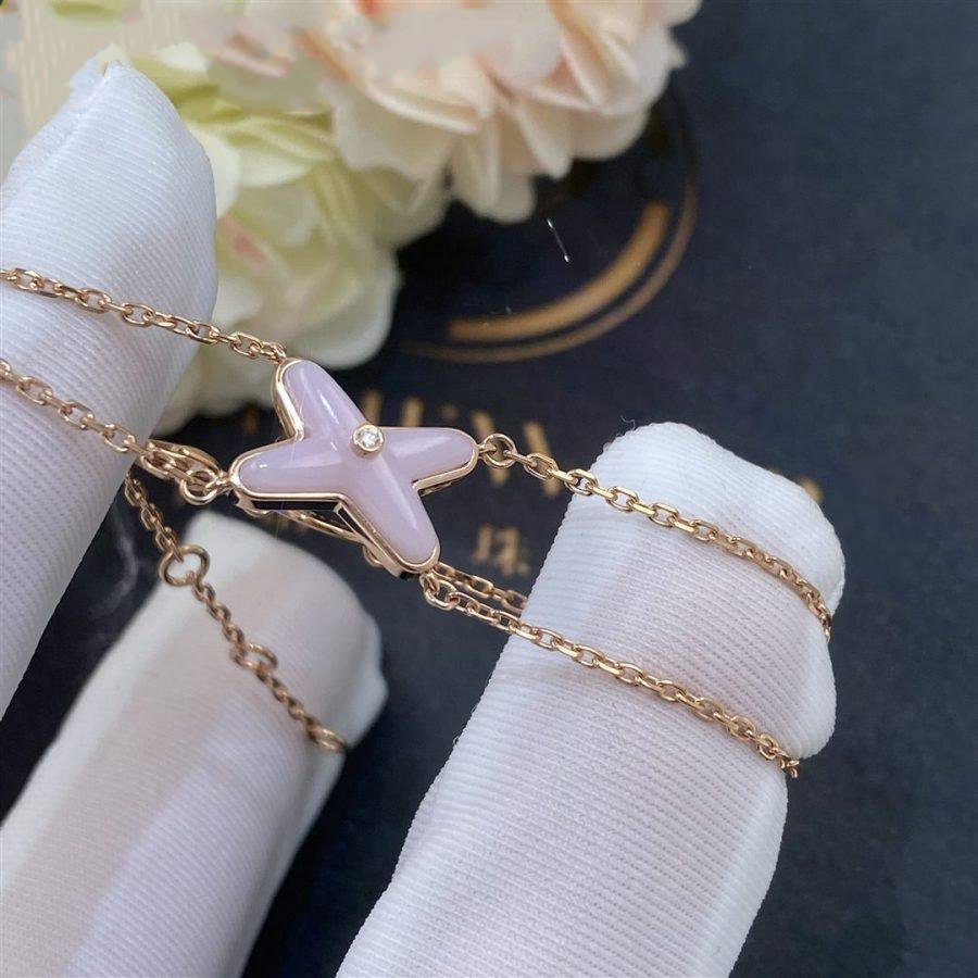 ¡®Dream¡¯JEUX BRACELET PINK MOP PINK GOLD 1 DIAMOND