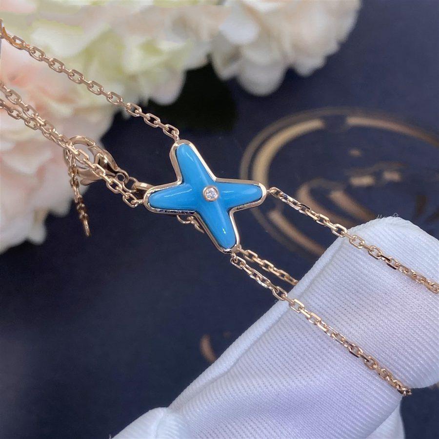 ¡®Dream¡¯JEUX BRACELET TURQUOISE PINK GOLD 1 DIAMOND