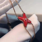 ¡®Dream¡¯JEUX BRACELET CARNELIAN PINK GOLD 1 DIAMOND