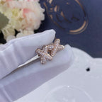 ¡®Dream¡¯JEUX DE PINK GOLD DIAMOND EARRINGS