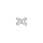 ¡®Dream¡¯JEUX DE SILVER DIAMOND EARRINGS
